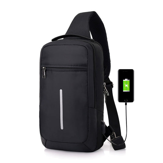 USB charging chest bag