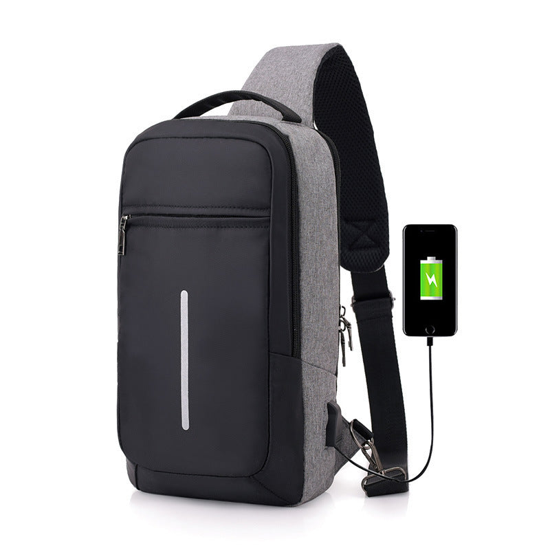 USB charging chest bag