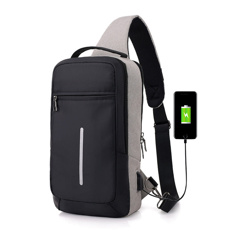 USB charging chest bag