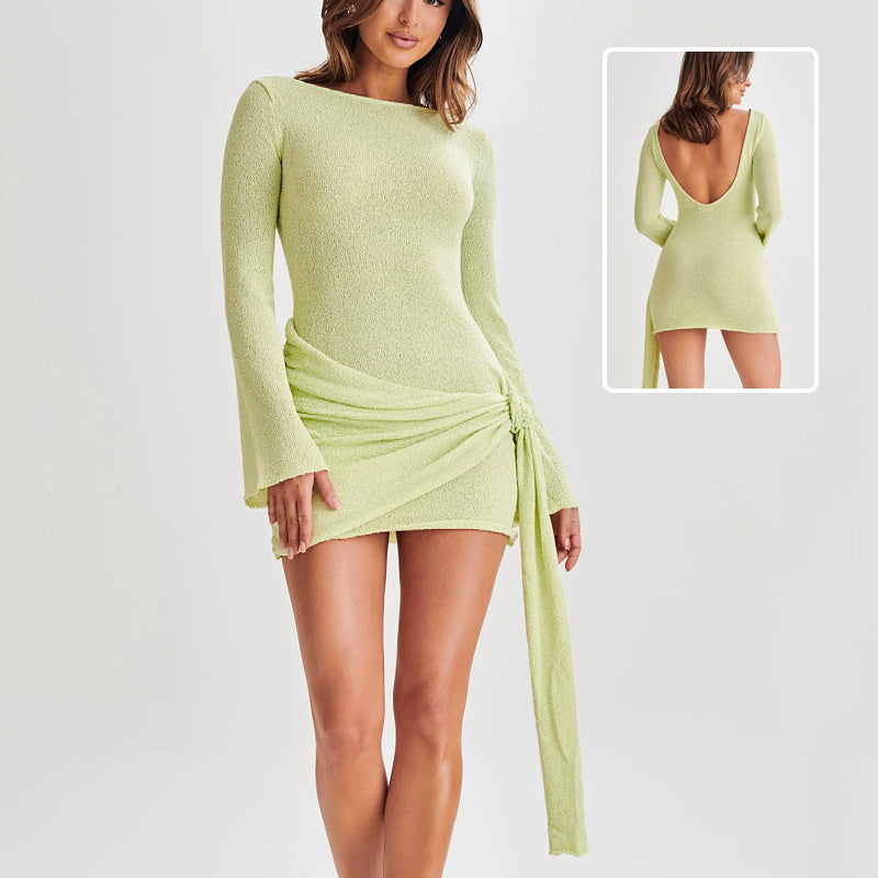 Fashion Slim Long-sleeved Dress