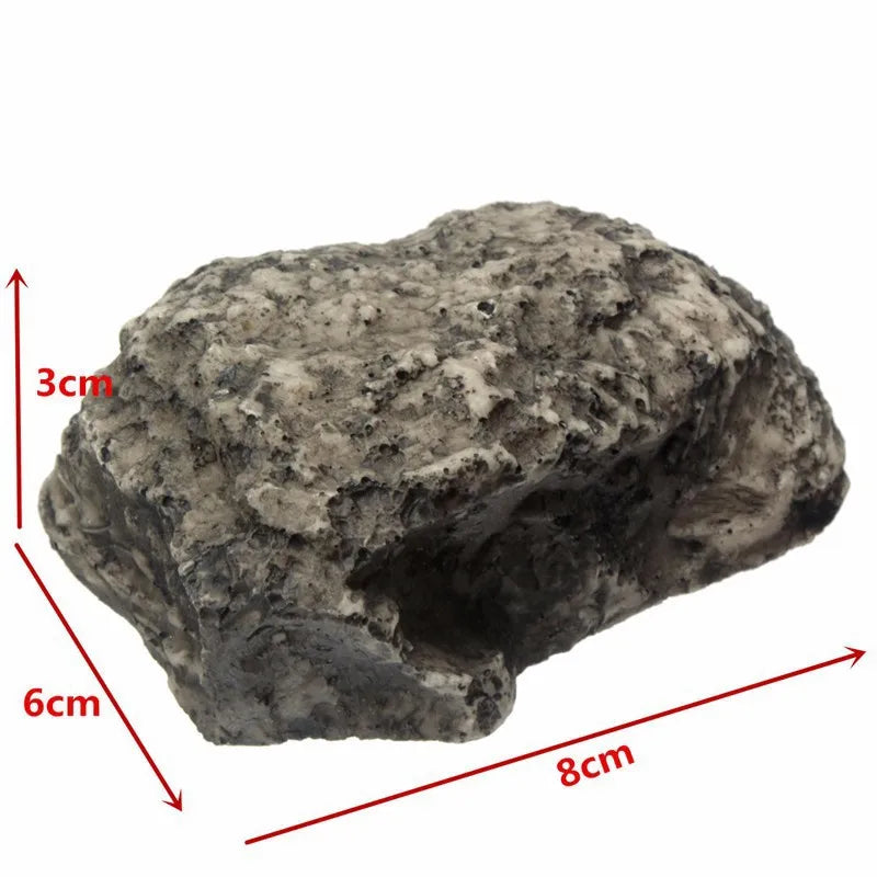 Garden Stone Hide a Spare Key Fake Rock Camouflage Stone Diversion Looks like Real Stone Safe for Outdoor Yard, Geocaching