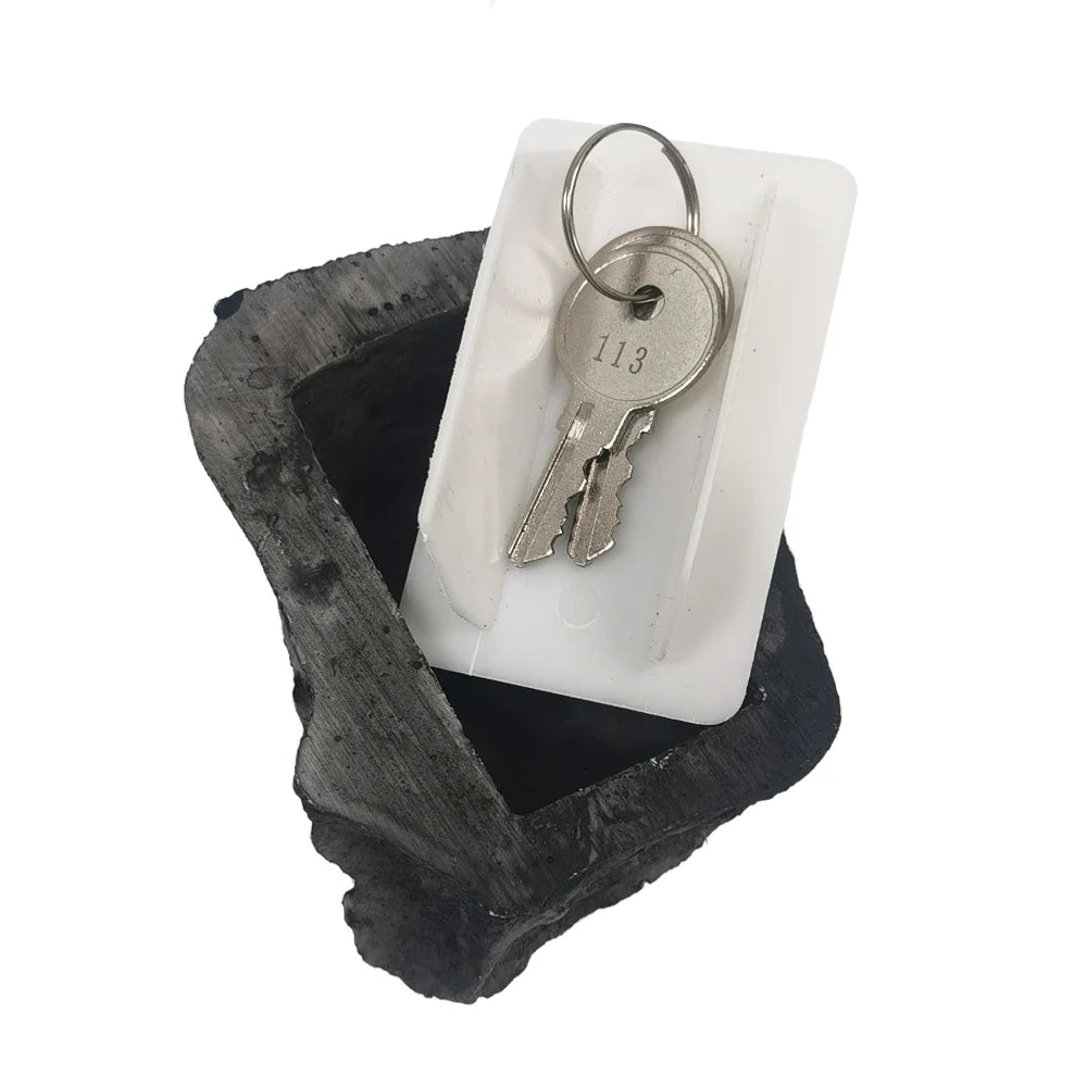 Garden Stone Hide a Spare Key Fake Rock Camouflage Stone Diversion Looks like Real Stone Safe for Outdoor Yard, Geocaching