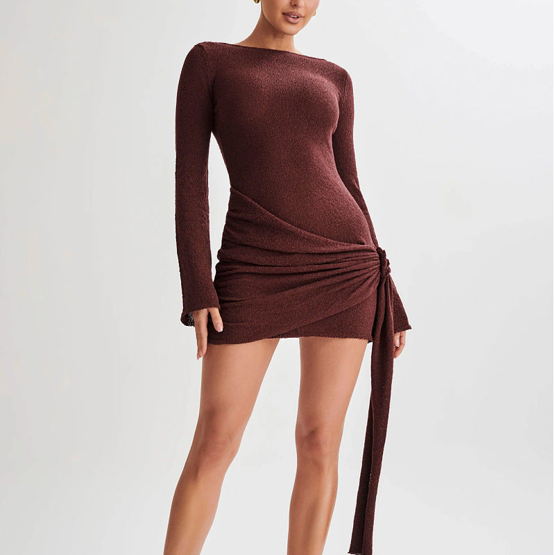 Fashion Slim Long-sleeved Dress