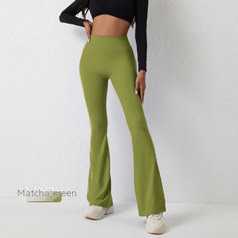 High Waisted Tight And Wide Fitness Pants